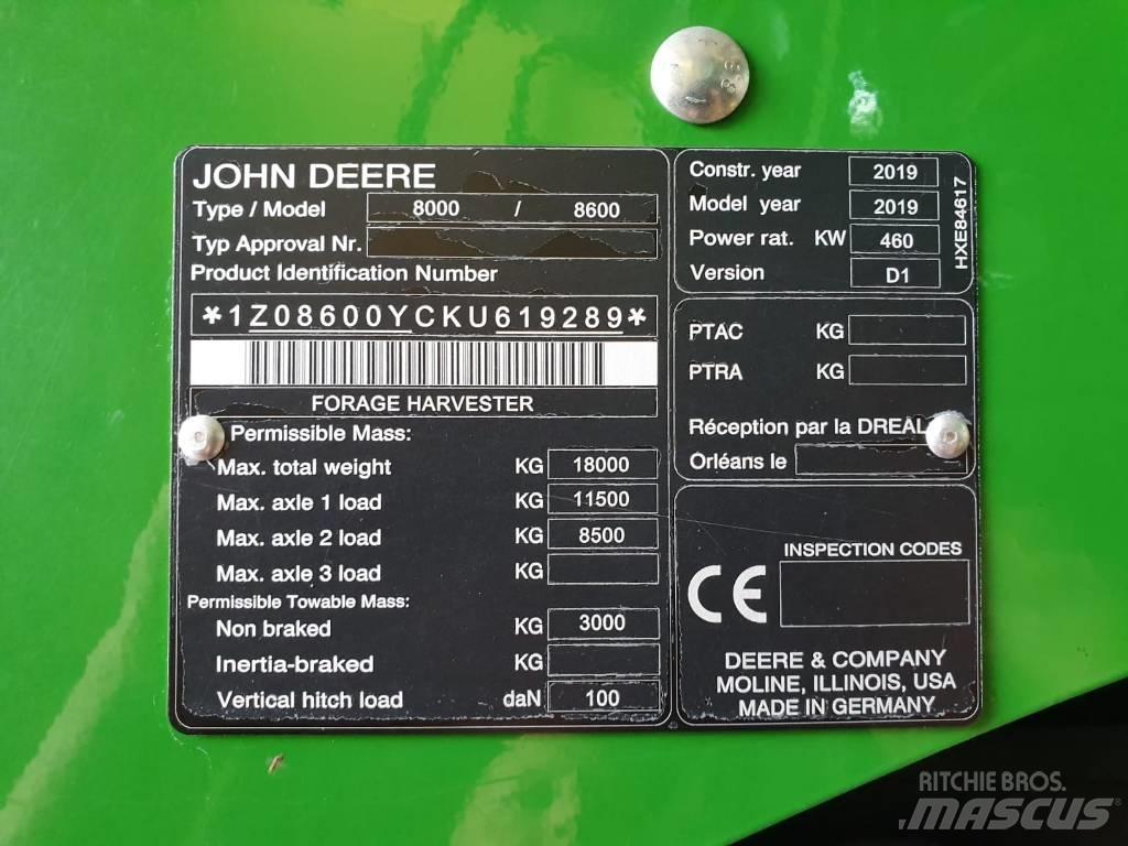 John Deere 8600I Feldhäcksler