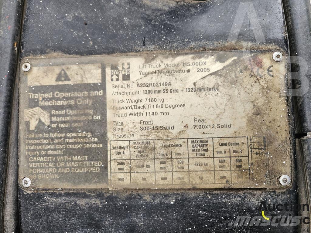 Hyster H5.00DX Diesel heftrucks