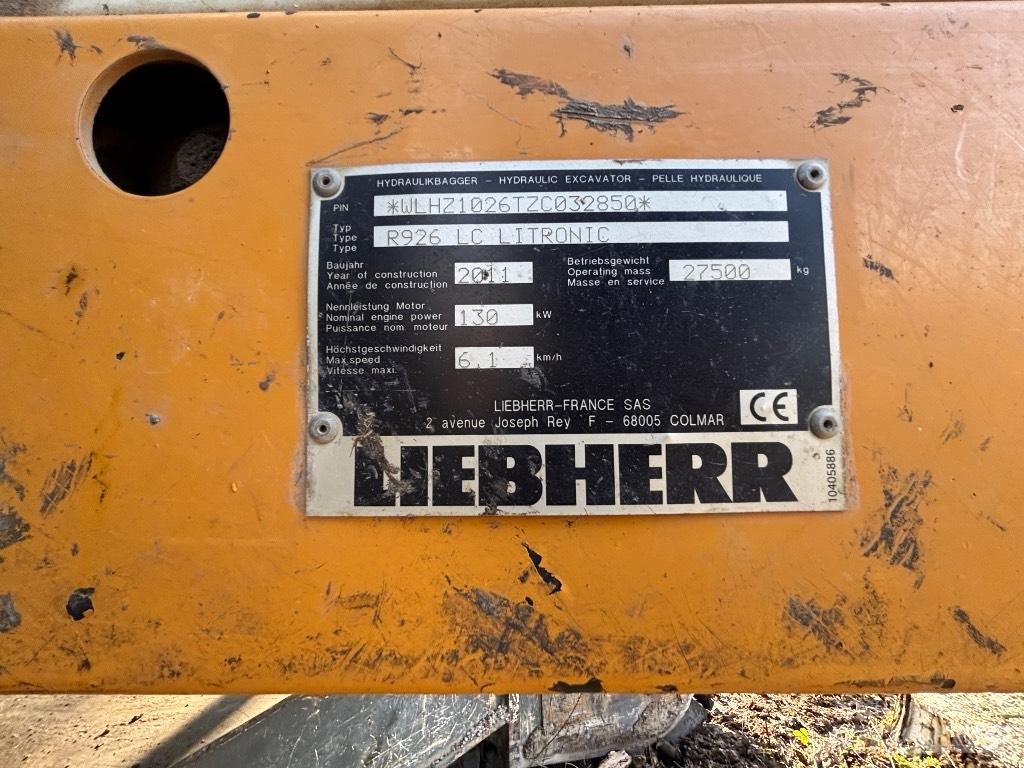 Liebherr R 926 LC NL Long Reach Bagger