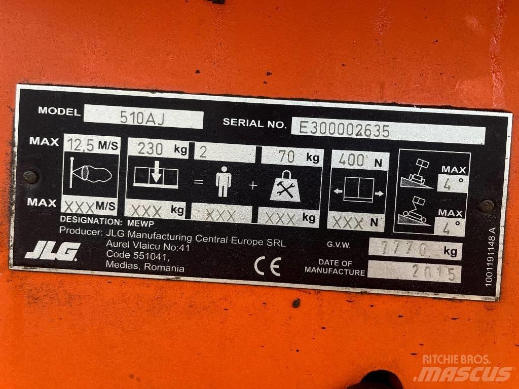 JLG 510 AJ Gelenkteleskoparbeitsbühnen