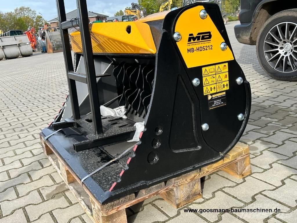 MB Crusher HDS 212 Siebschaufeln
