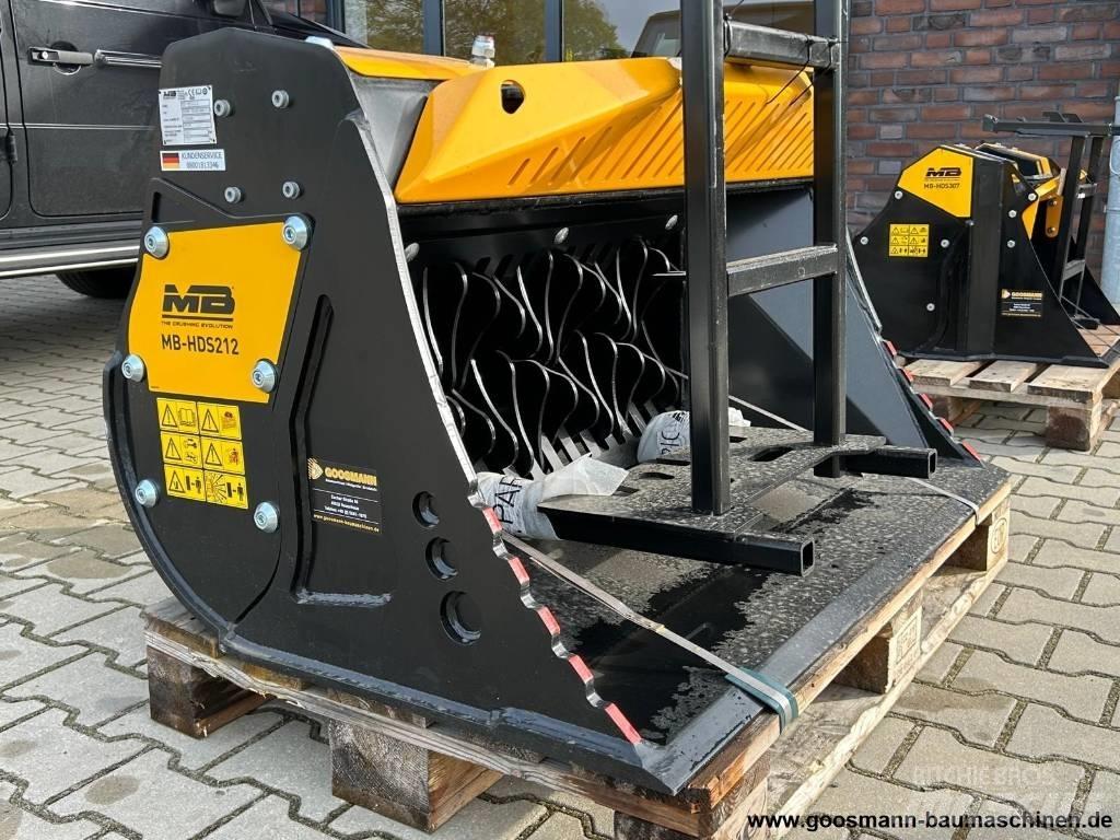 MB Crusher HDS 212 Siebschaufeln