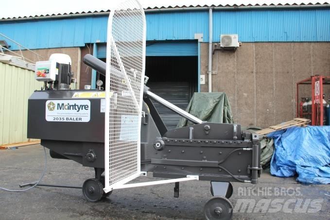 McIntyre Metal Baler Industriële balenpersen
