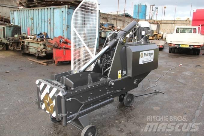 McIntyre Metal Baler Industriële balenpersen