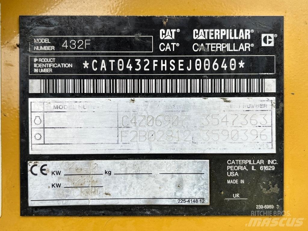 CAT 432 F Baggerlader