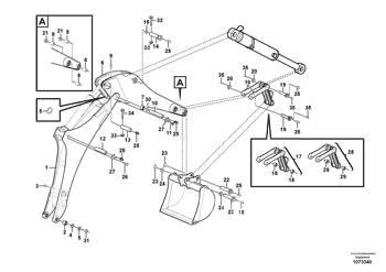 Volvo - Bolt - 15631339 Ausleger