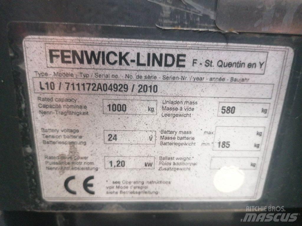 Linde L10 Deichselstapler