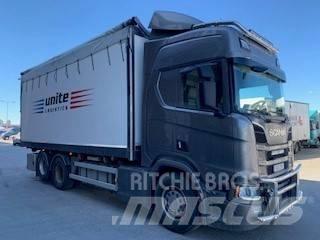 Scania R580 Flisbil Kleinholztransporter