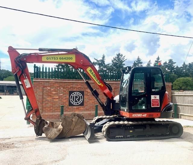 Kubota KX 080-4 Midibagger  7t - 12t