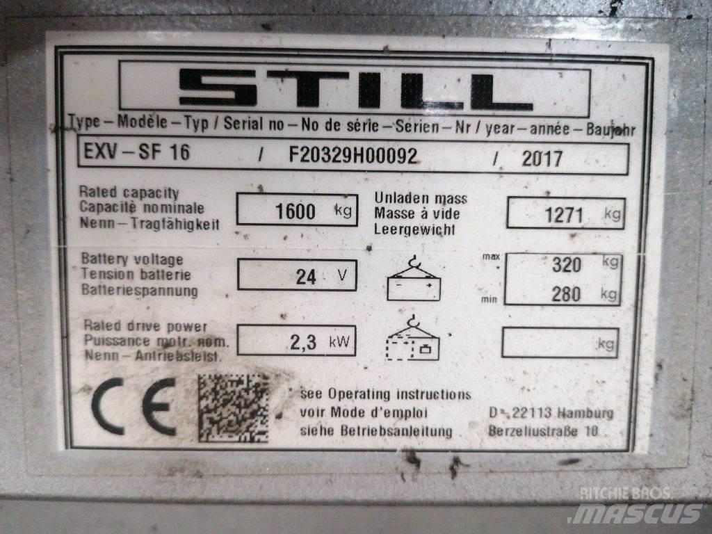 Still EXV SF 16 Deichselstapler