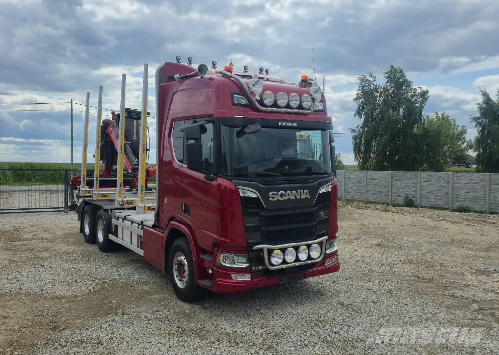 Scania R 650 Holztransporter