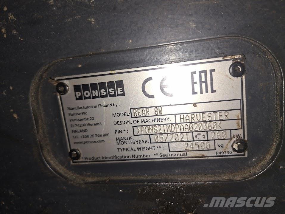 Ponsse Bear 8W Harvester