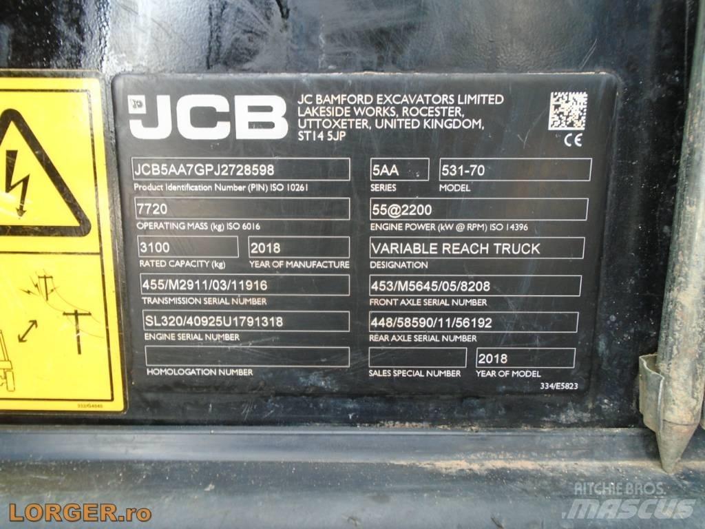 JCB 531-70 Teleskoplader für Landwirtschaft