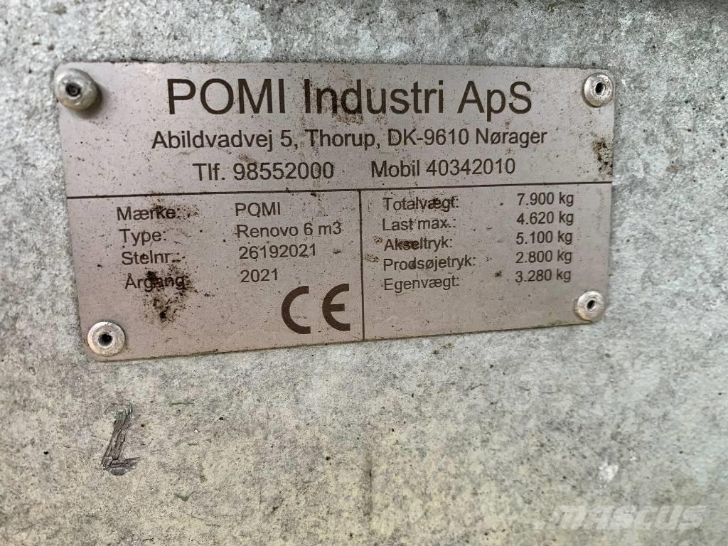 Pomi Renovo 6 m3 Müllkompressor für Container