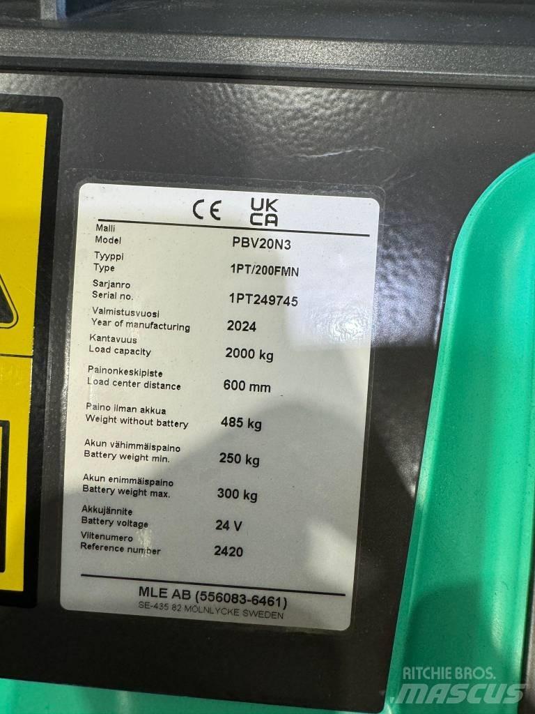 Mitsubishi PBV20N2 Gabelstapler mit Fahrerstand