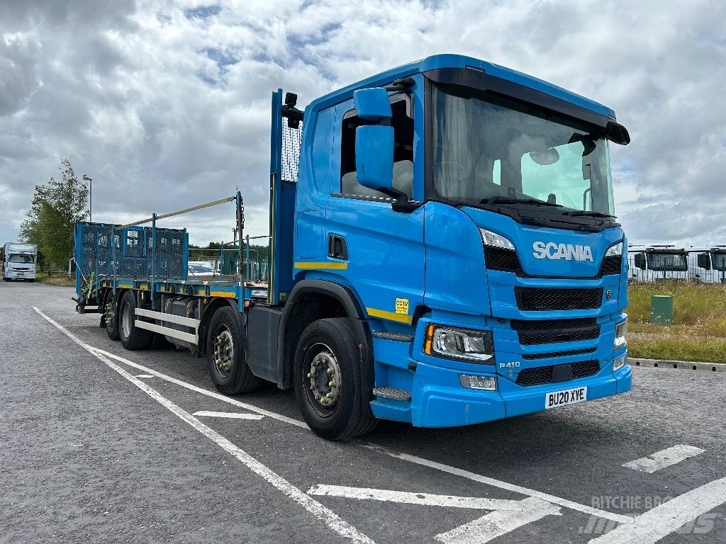 Scania P 410 Pritschenwagen mit Seilwinde