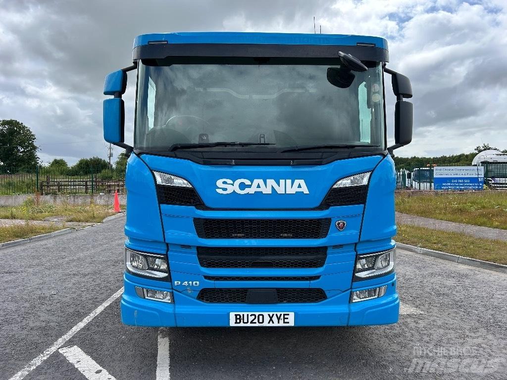 Scania P 410 Pritschenwagen mit Seilwinde