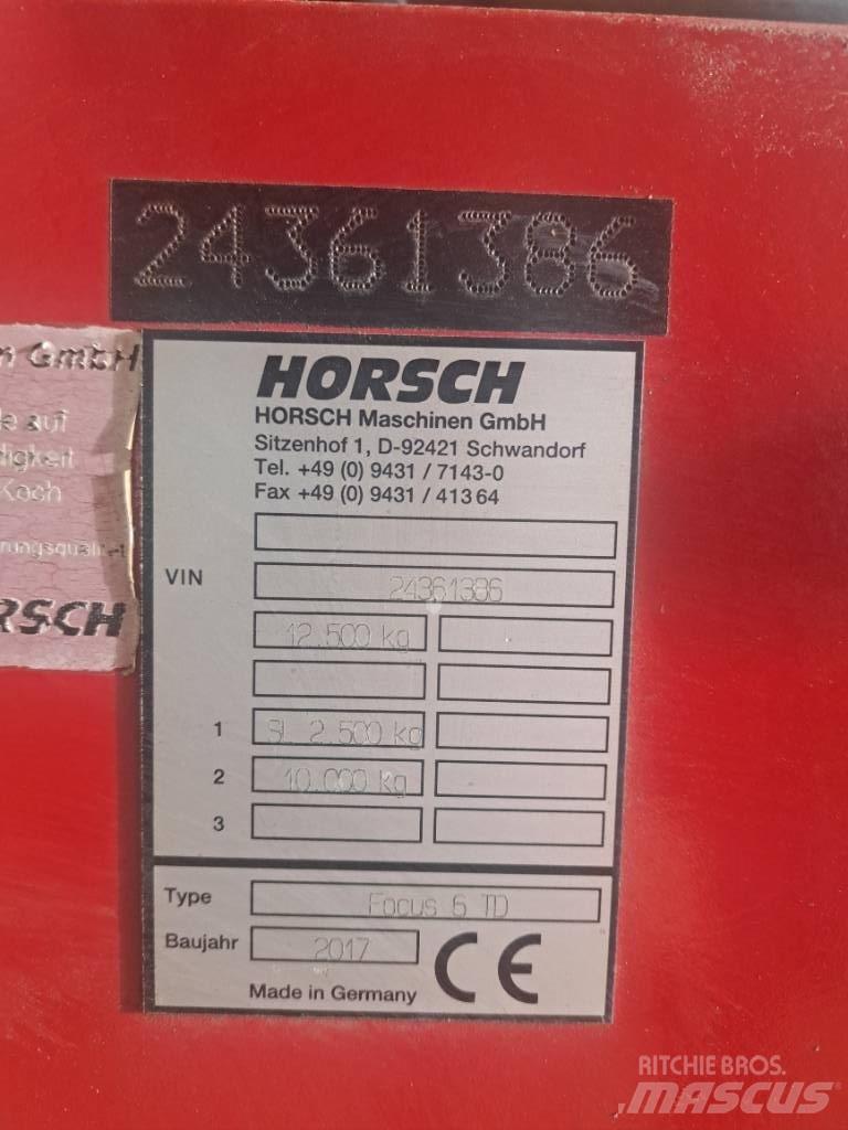 Horsch Focus 6 TD Drillmaschinen
