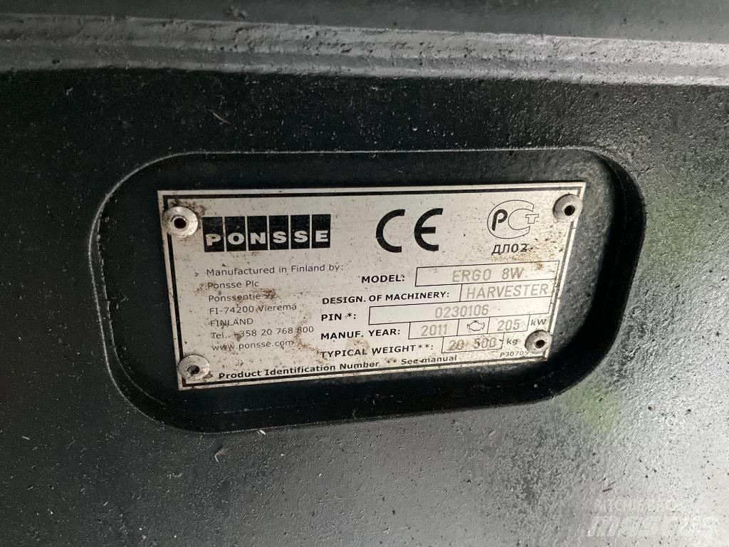 Ponsse ERGO 8W Harvester