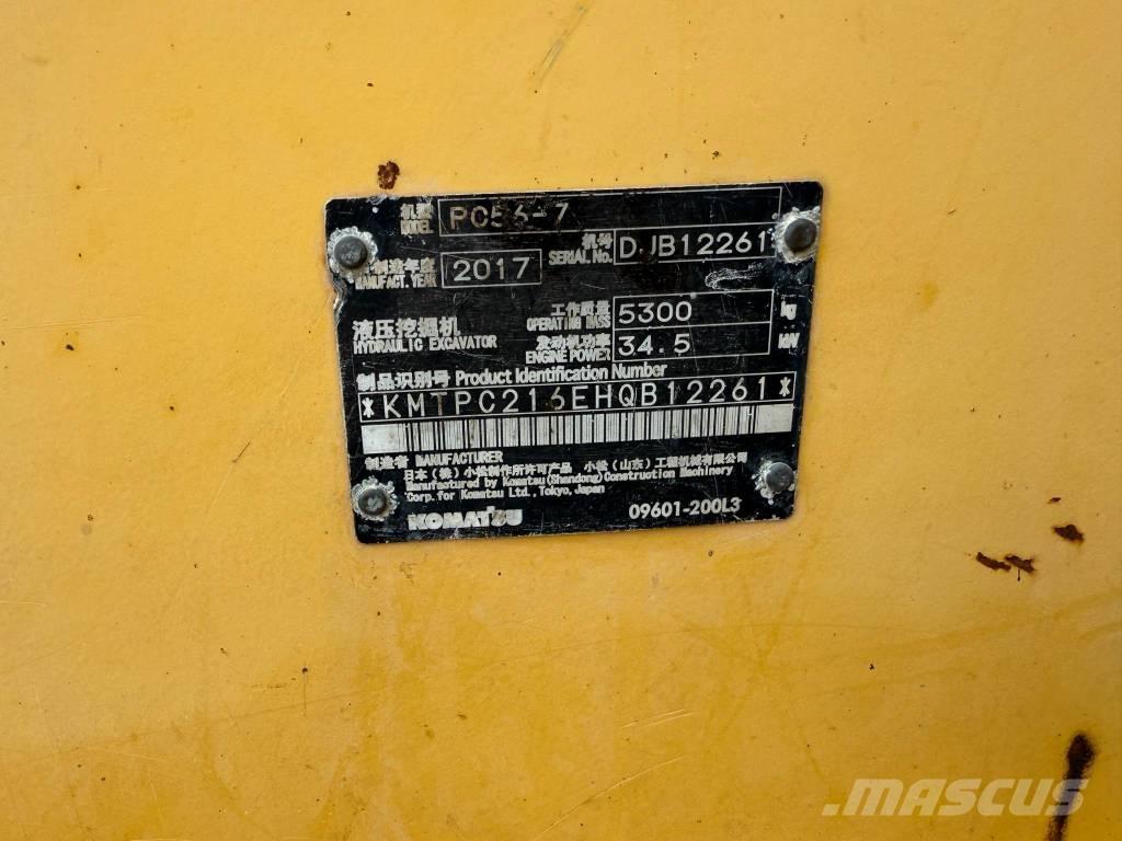 Komatsu PC 56-7 Minibagger < 7t
