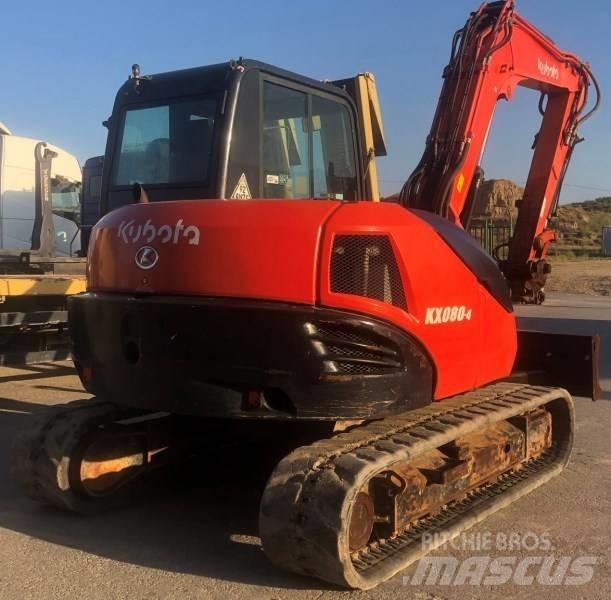 Kubota KX 080-4 Midibagger  7t - 12t