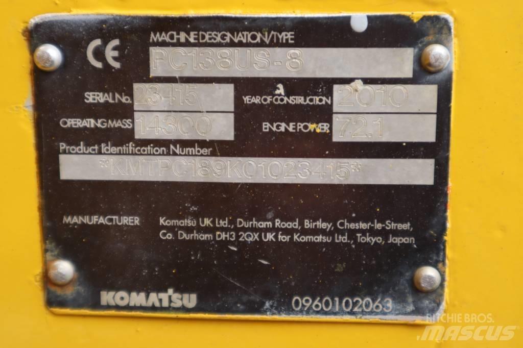 Komatsu PC138US-8 Raupenbagger
