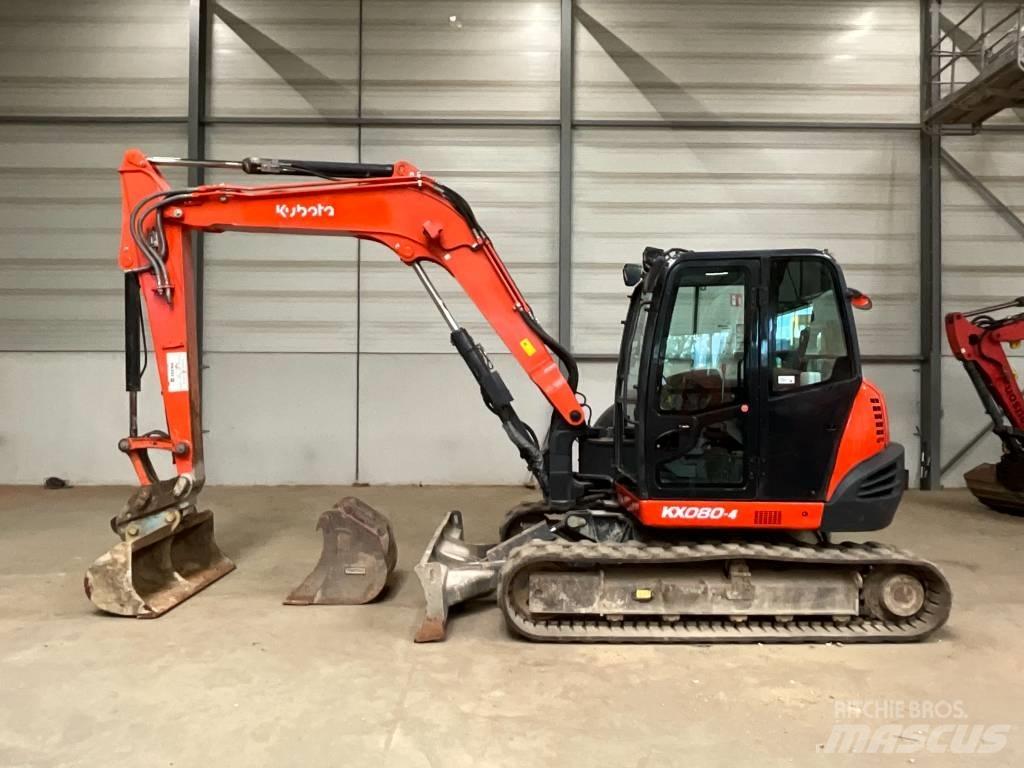 Kubota KX 080-4 Midibagger  7t - 12t