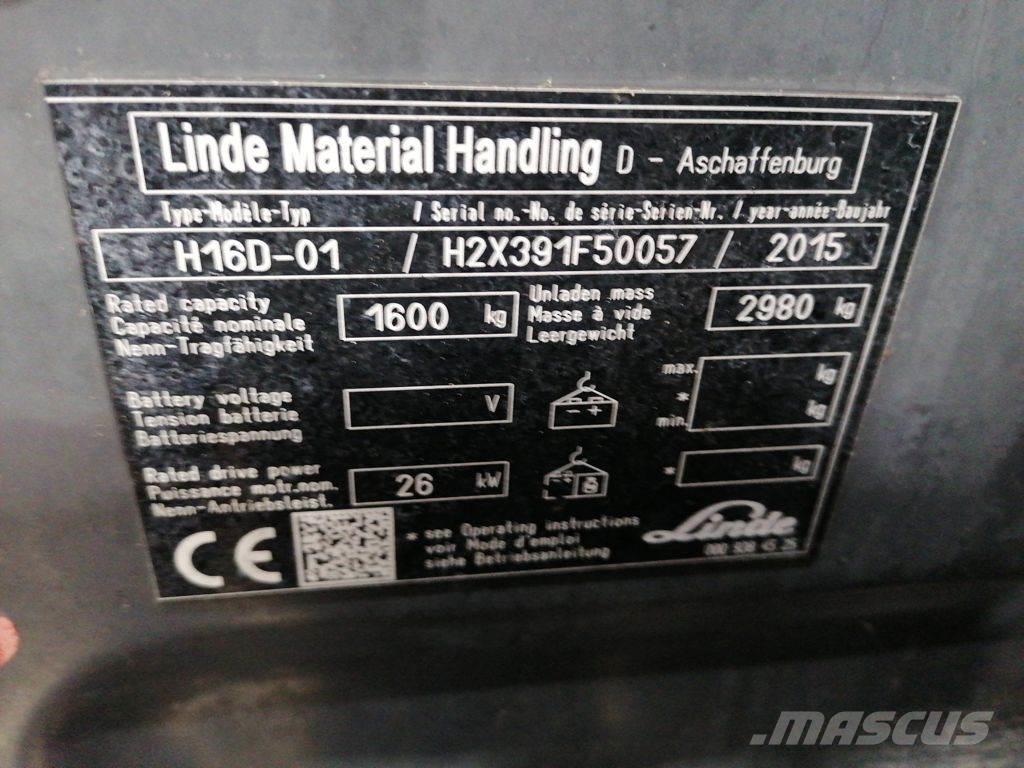 Linde H16D-01 Diesel heftrucks