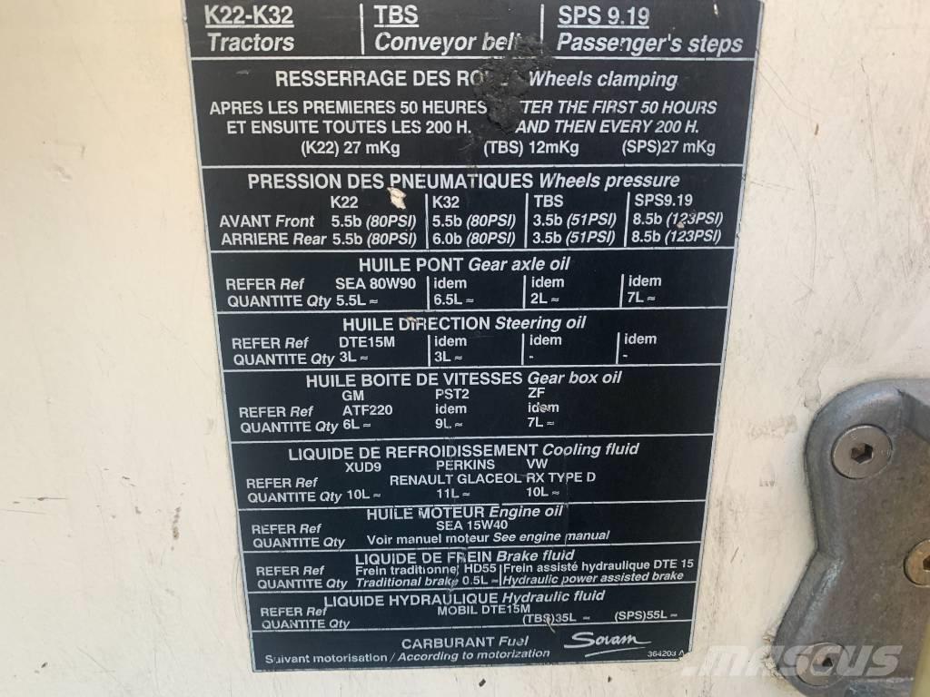 Sovam K22 V-3080 Flughafenausrüstung
