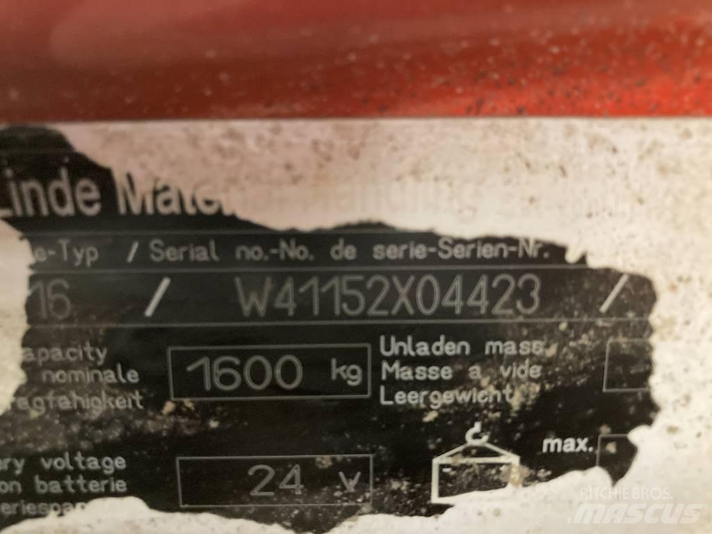 Linde T16/1152 Niedergabelstapler