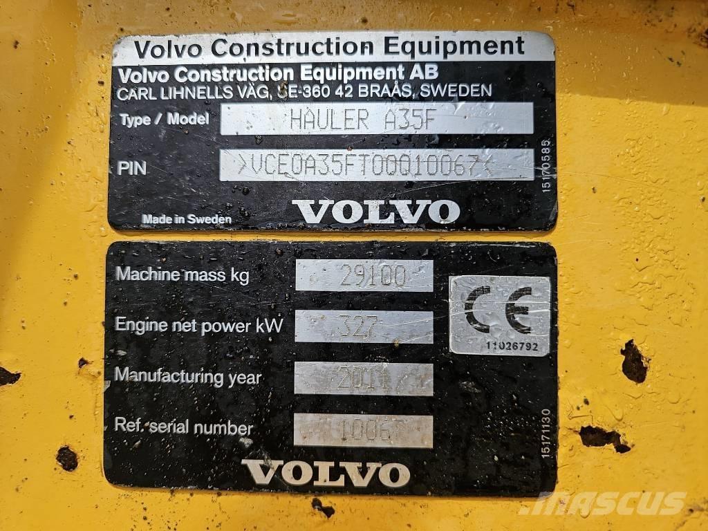 Volvo A 35 F Dumper - Knickgelenk