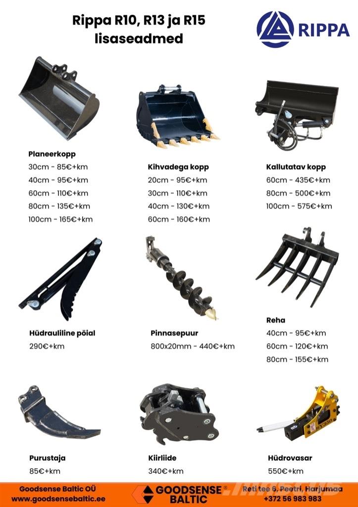 Rippa R18 Pro Minibagger < 7t