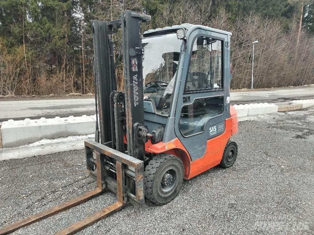 Toyota 7FGF20 LPG heftrucks