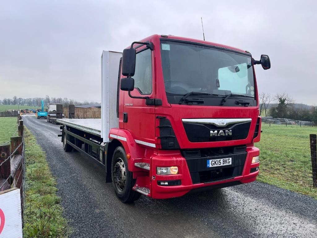 MAN TGM 18.250 Pritschenwagen/Pritschenwagen mit Seitenklappe