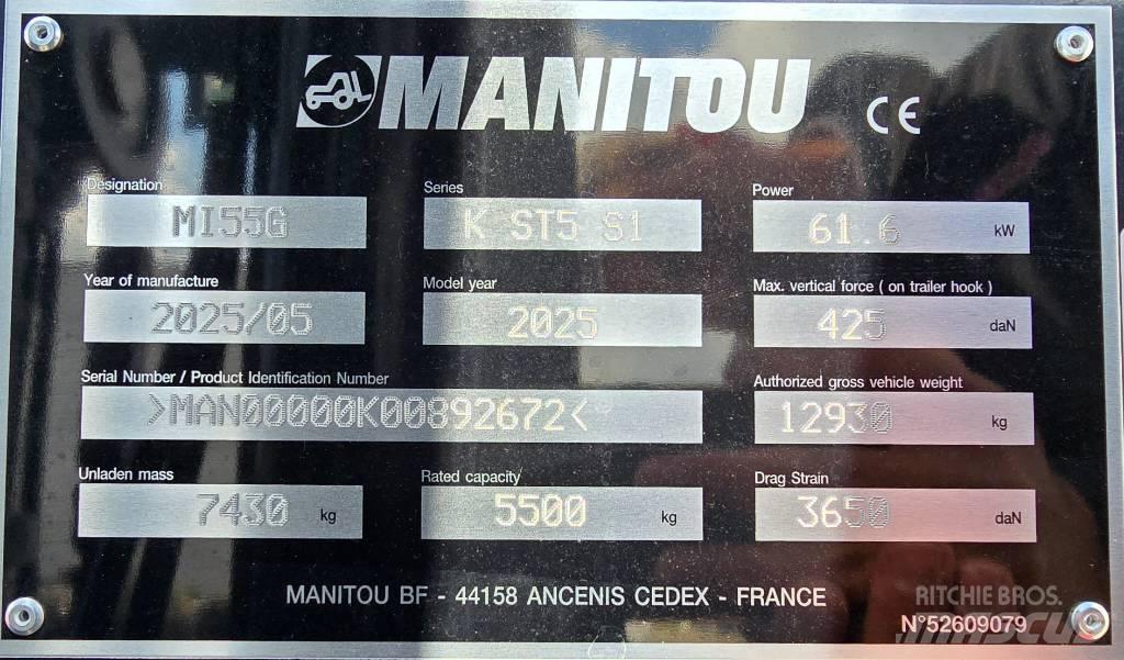 Manitou MI 55 G LPG heftrucks