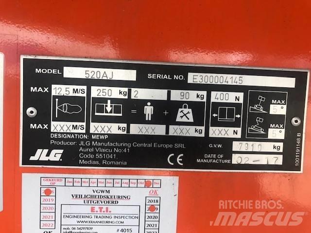 JLG 520 AJ Gelenkteleskoparbeitsbühnen
