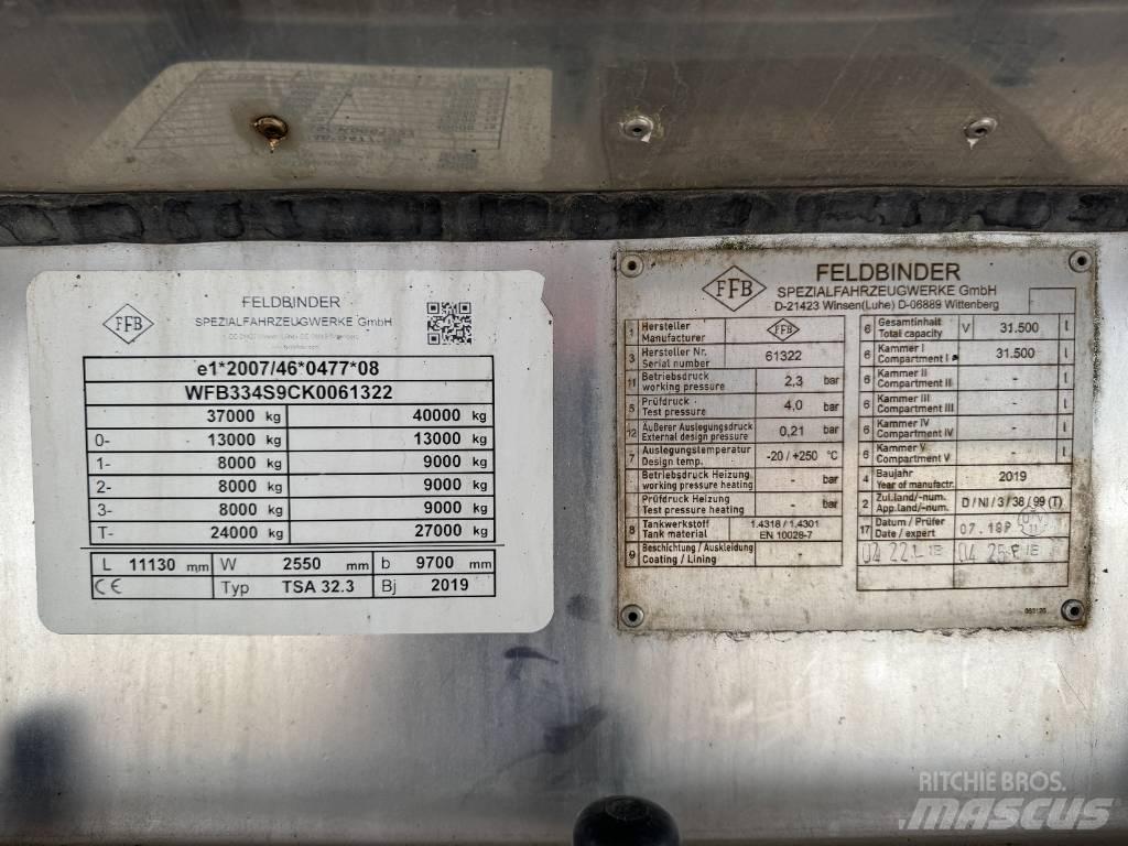 Feldbinder TSA 32,3 Tankanhänger