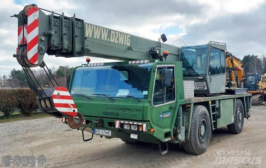 Faun RTF-25 Kranen voor alle terreinen