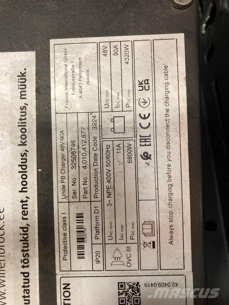 Linde R 14 Schubmaststapler