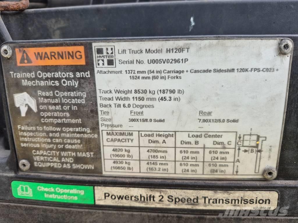 Hyster H 120 Heftrucks overige