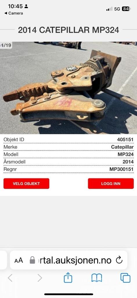 CAT MP324 Schneidwerkzeuge