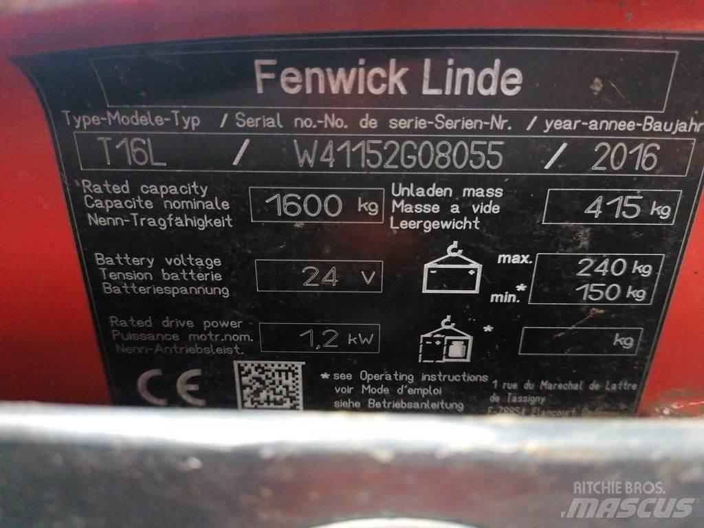 Linde T16L Handhubwagen