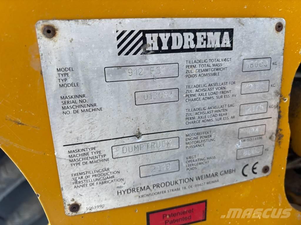Hydrema 912 FS Dumper - Knickgelenk