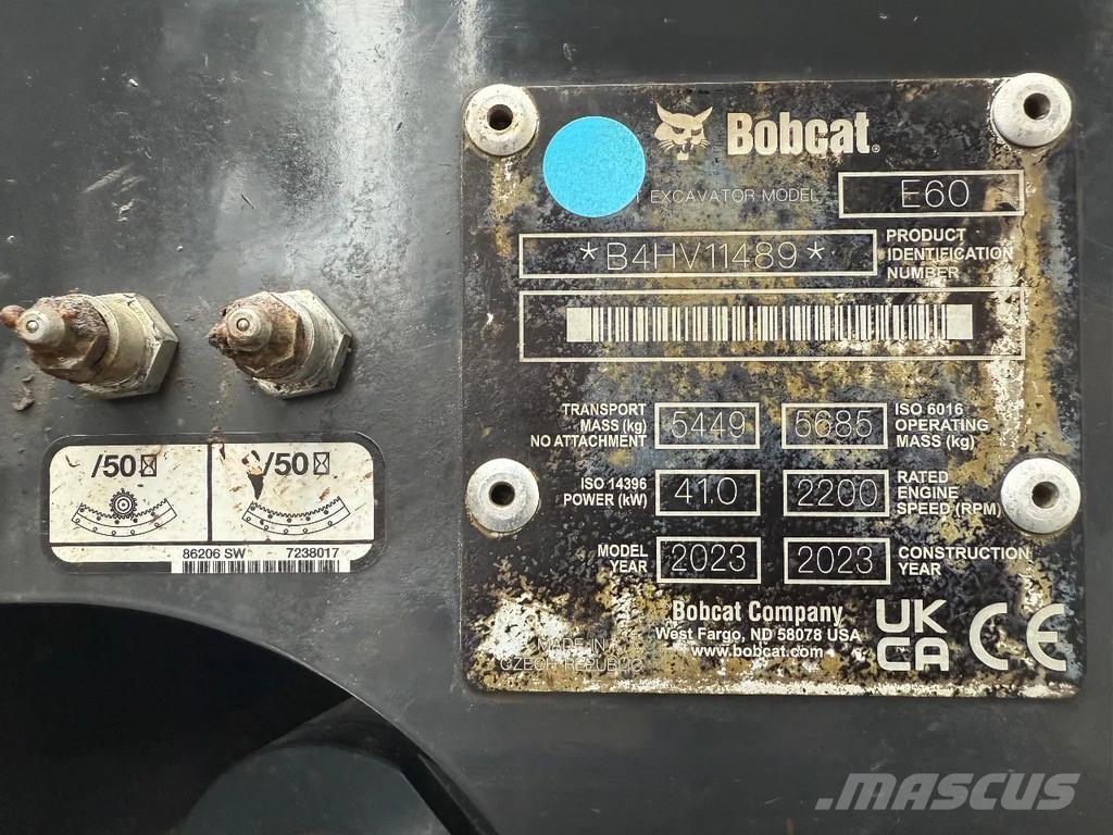 Bobcat E60 Minibagger < 7t