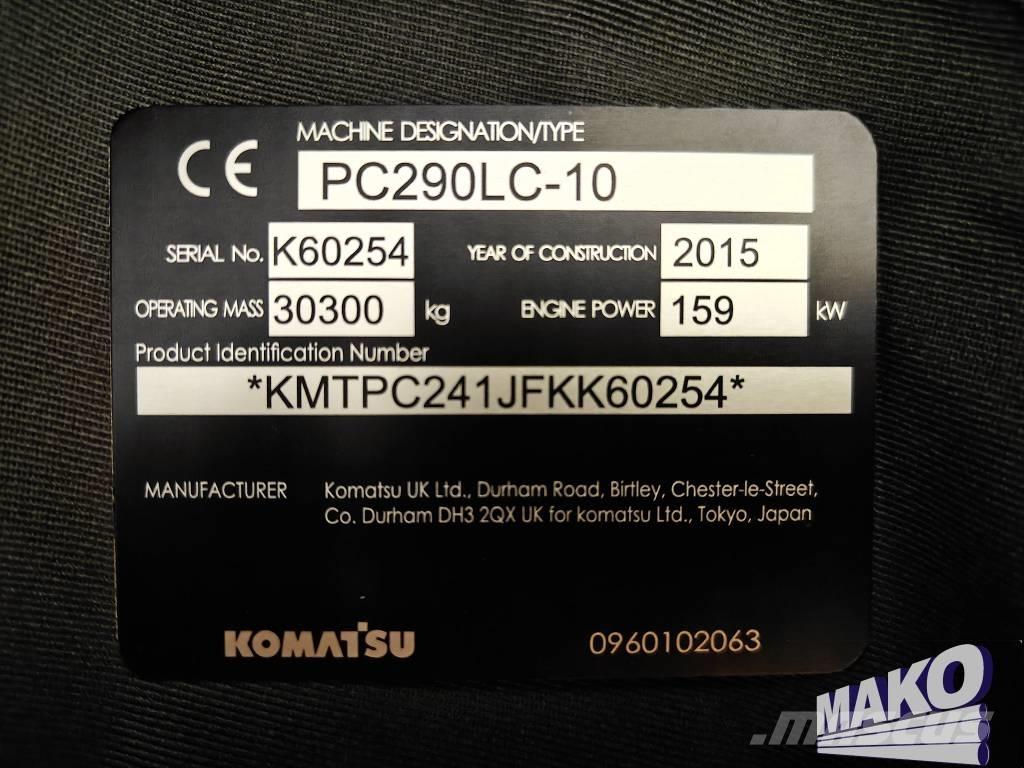 Komatsu PC 290 LC-10 Raupenbagger