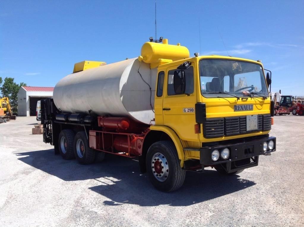 Renault G 290 Heiss-Asphalt Container