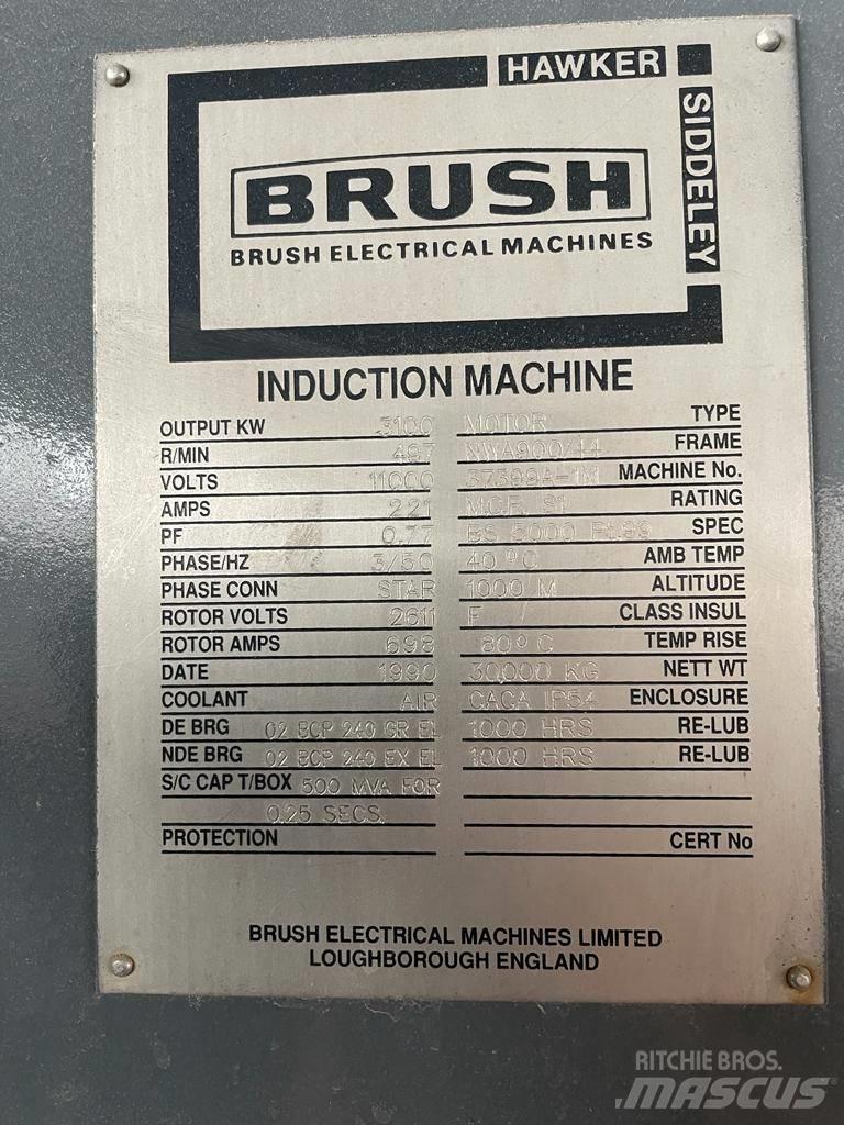  Brush 3100kW Motor Motoren und Getriebe