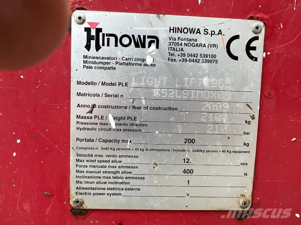 Hinowa LIGHLIFT 1965 Gelenkteleskoparbeitsbühnen