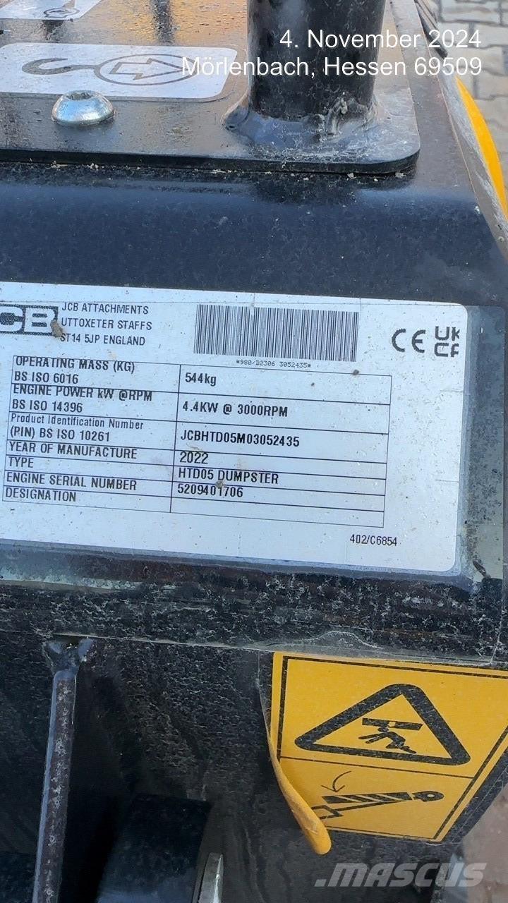 JCB HTD5 Minidumper