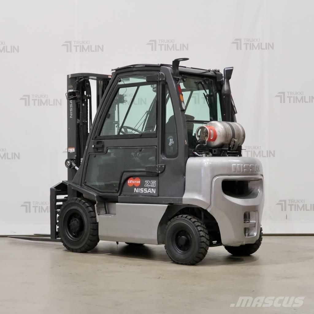 Nissan U1D2A25LO LPG heftrucks